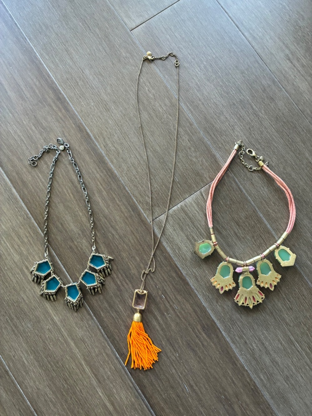 J. Crew statement necklace jewelry bundle of 3 necklaces - Picture 7 of 10